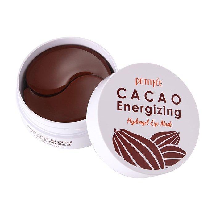 Гидрогелевые патчи для глаз с экстрактом какао Petitfee Cacao Energizing Hydrogel Eye Mask (60 шт)