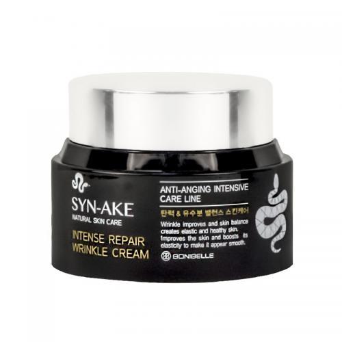 Омолаживающий крем со змеиным пептидом для лица BONIBELLE Syn-Ake Intense Repair Wrinkle Cream (80 мл)