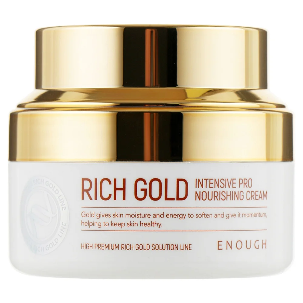 Питательный крем для лица с золотом Enough Rich Gold Intensive Pro Nourishing Cream (50 мл)