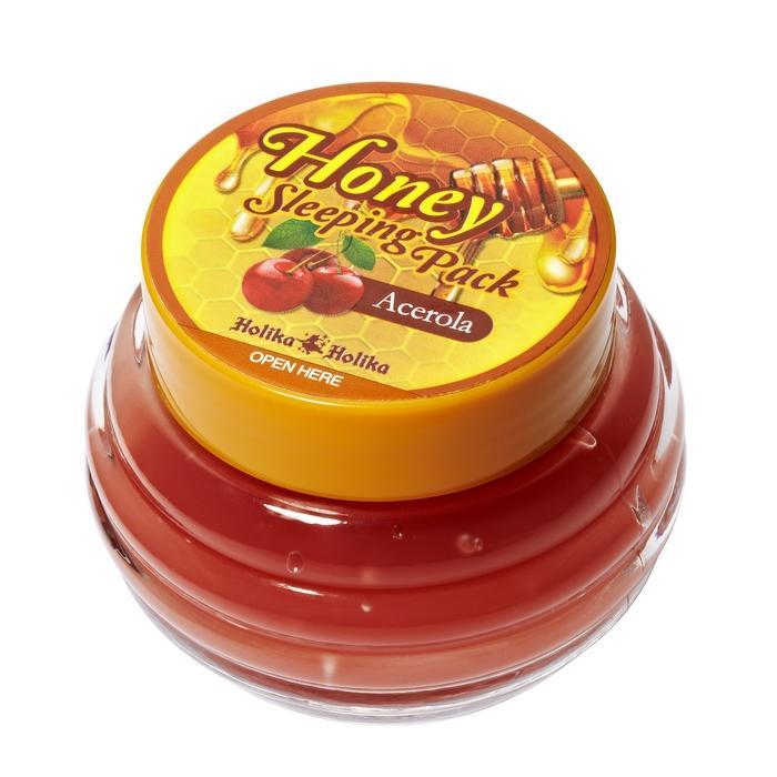 Ночная медовая маска с барбадосской вишней Honey Sleeping Pack Acerola Holika Holika Honey Sleeping Pack