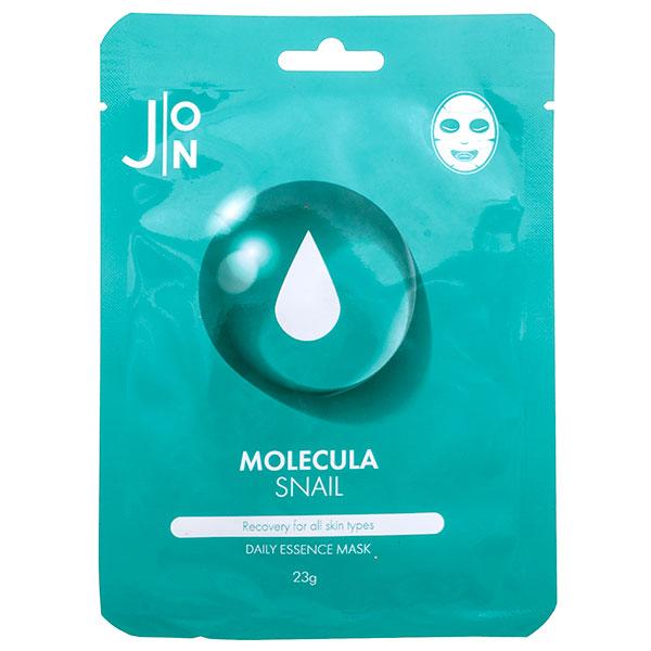 Тканевая маска для лица с улиточным муцином J:ON Molecula Snail Daily Essence Mask (23 мл)