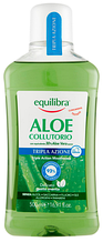 Ополаскиватель для полости рта EQUILIBRA Aloe тройного действия (500 мл)