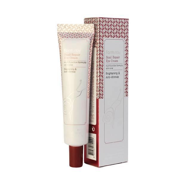 Крем для век с улиточным муцином и маслом ши FarmStay Snail Repair Eye Cream (45 мл)