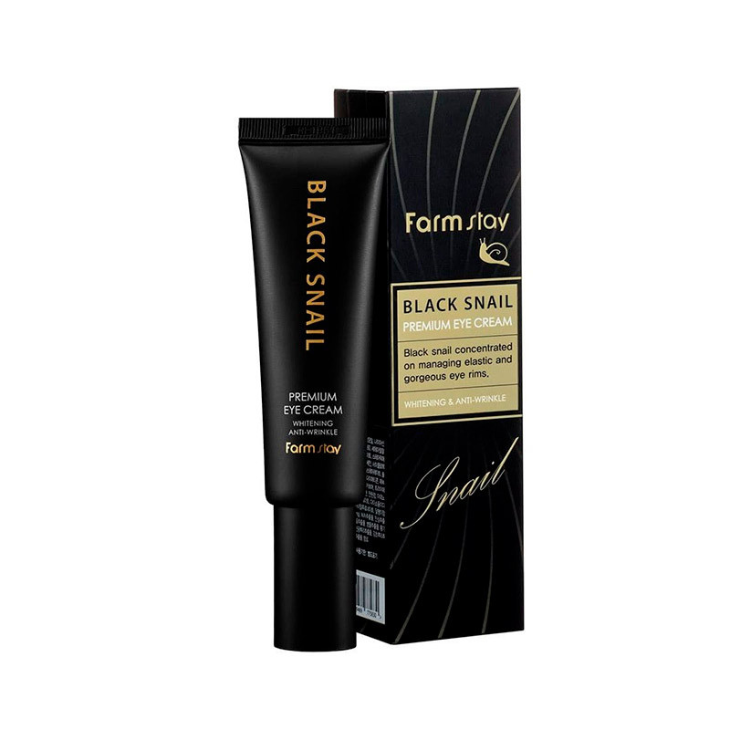 Крем для век с муцином черной улитки FarmStay Black Snail Premium Eye Cream (50 мл)