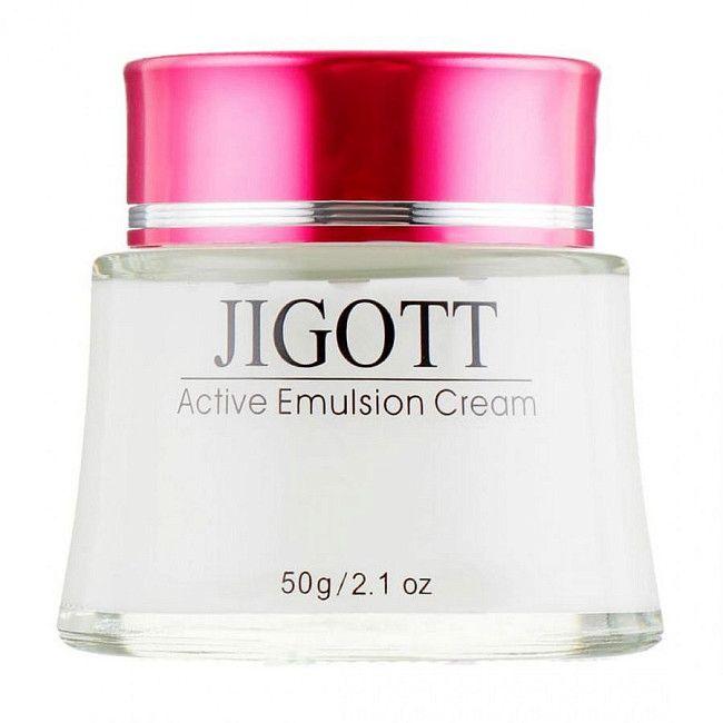 Крем для лица с гиалуроном JIGOTT Active Emulsion Cream (50 мл)