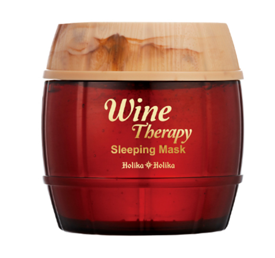 Ночная винная маска-желе с красным вином Wine Therapy Sleeping Mask Red Wine Holika Holika Wine Therapy