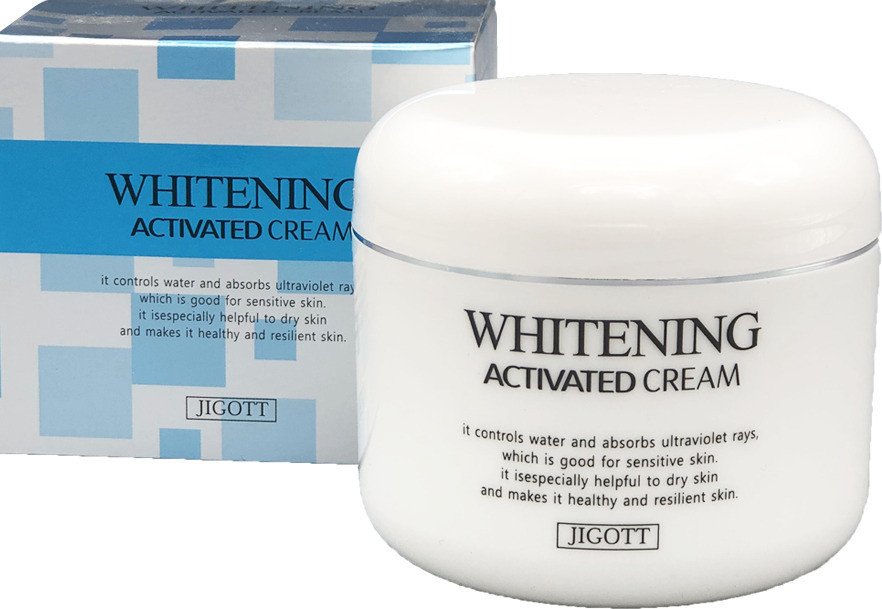 Осветляющий крем для лица JIGOTT WHITENING Activated Cream (100 мл)