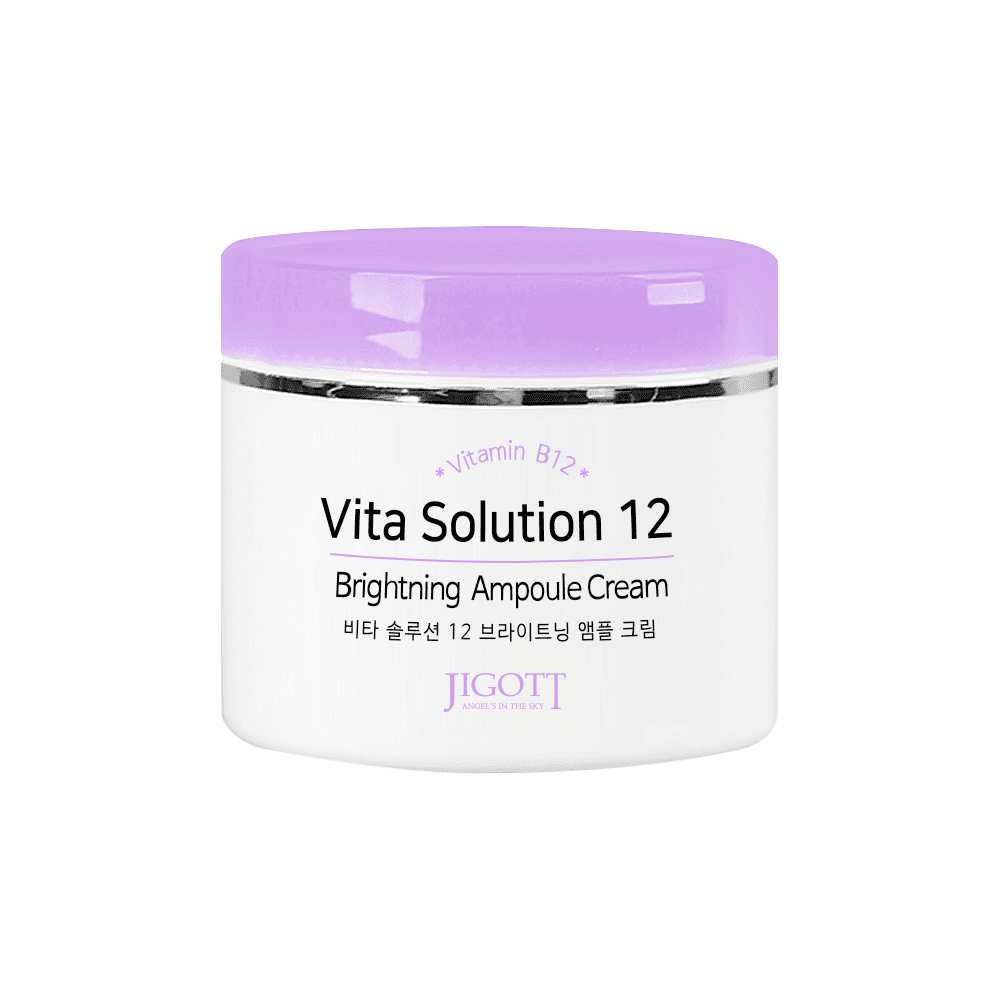 Крем для сияния кожи лица JIGOTT Vita Solution 12 Brightening Ampoule Cream (100 мл)