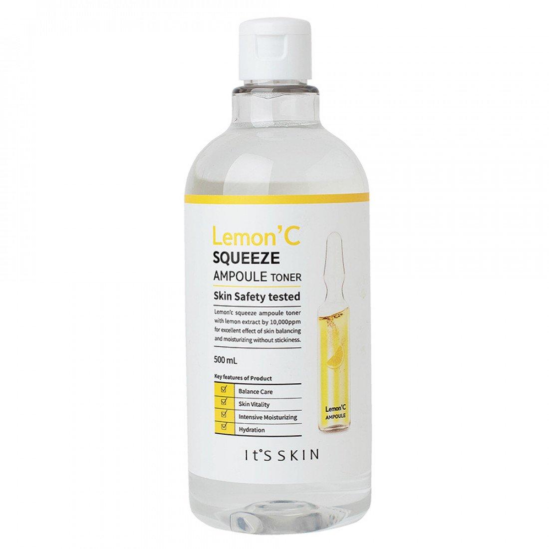 Тонер для лица с экстрактом лимона Lemon' C Squeeze Ampoule Toner It's Skin Lemon' C Squeeze Ampoule Toner
