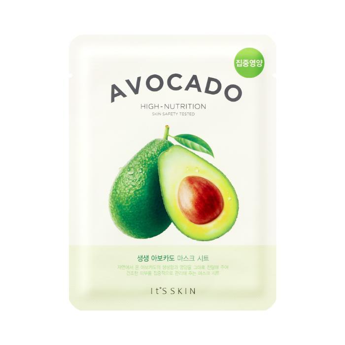 Тканевая маска для лица с маслом авокадо It's skin The Fresh Mask Avocado (21 г)