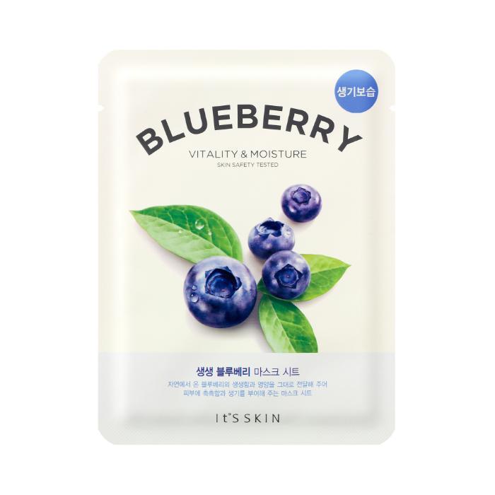 Тканевая маска для лица с экстрактом черники It's skin The Fresh Mask Blueberry (21 г)