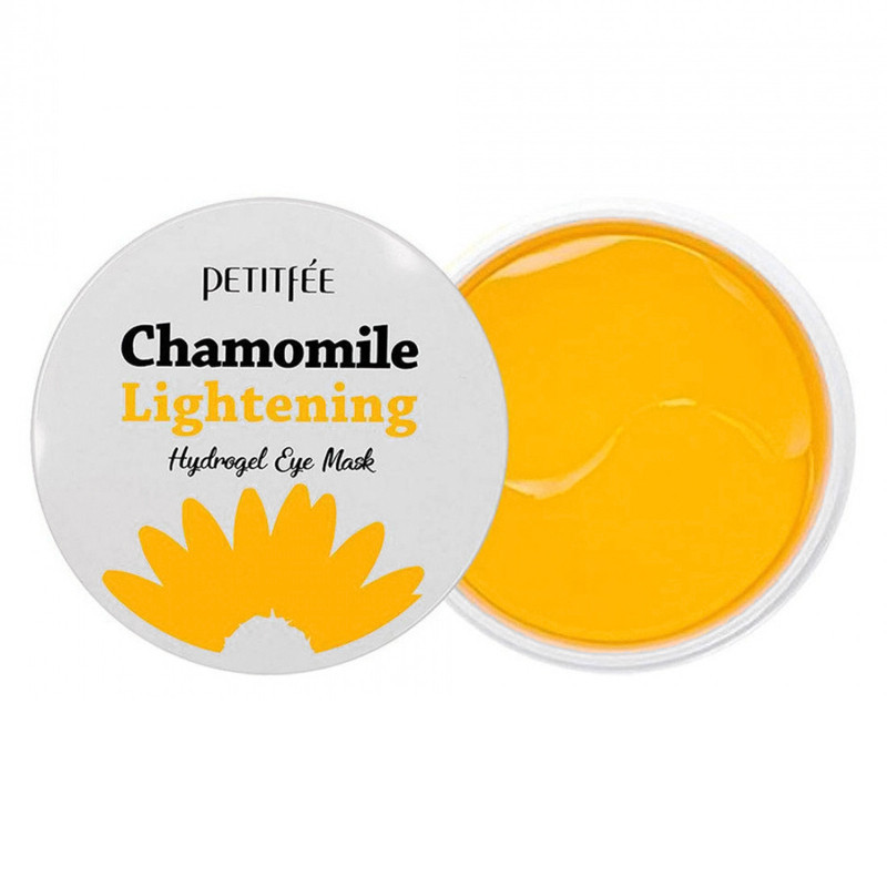 Гидрогелевые патчи для глаз c экстрактом ромашки Petitfee Chamomile Lightening Hydrogel Eye Patch (60 шт)