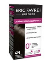 Стойкая краска для волос Eric Favre 4N Натуральный каштановый