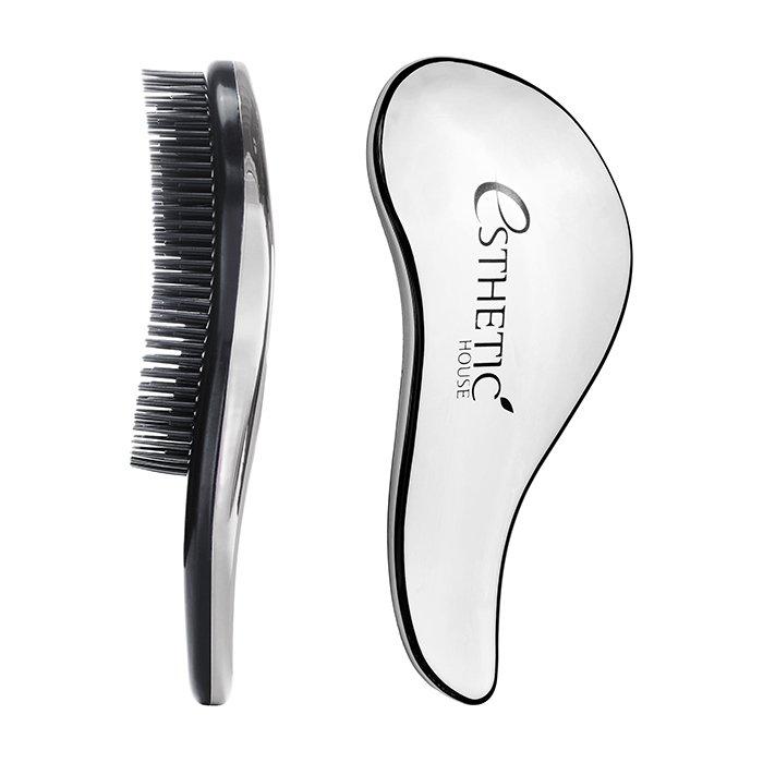 Расческа для волос серебристая Esthetic House Hair Brush For Easy Comb Silver (18*7 см)