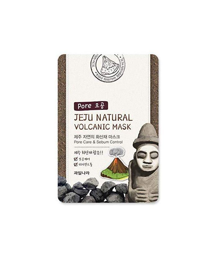 Маска для лица тканевая очищающая Jeju Nature's Volcanic Ash Mask (20 мл)