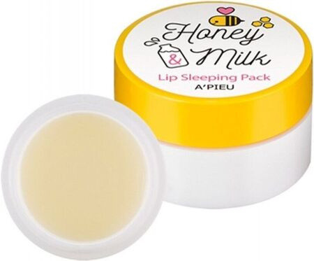 Ночная маска для губ A'PIEU Honey & Milk Lip Sleeping Pack (6,7 г)
