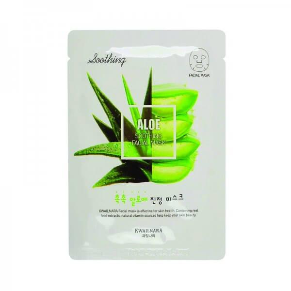 Маска для лица тканевая успокаивающая Kwailnara Aloe Soothing FAcial Mask (20 мл)