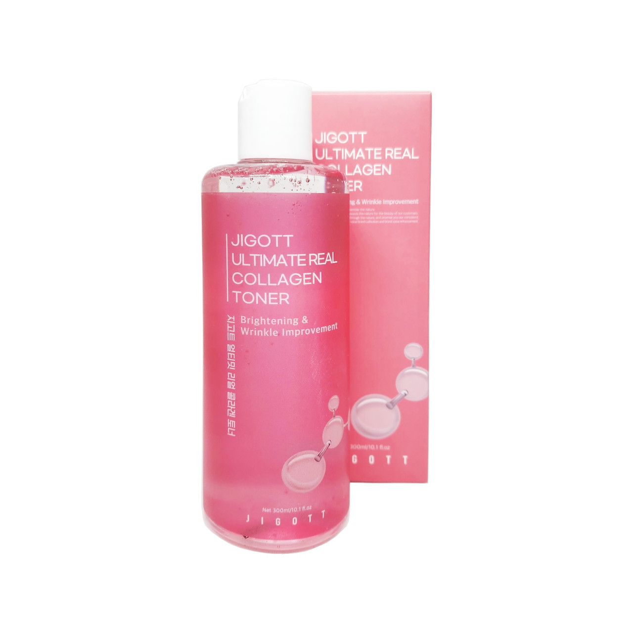 Тонер для лица с коллагеном JIGOTT Ultimate Real Collagen Toner (300 мл)