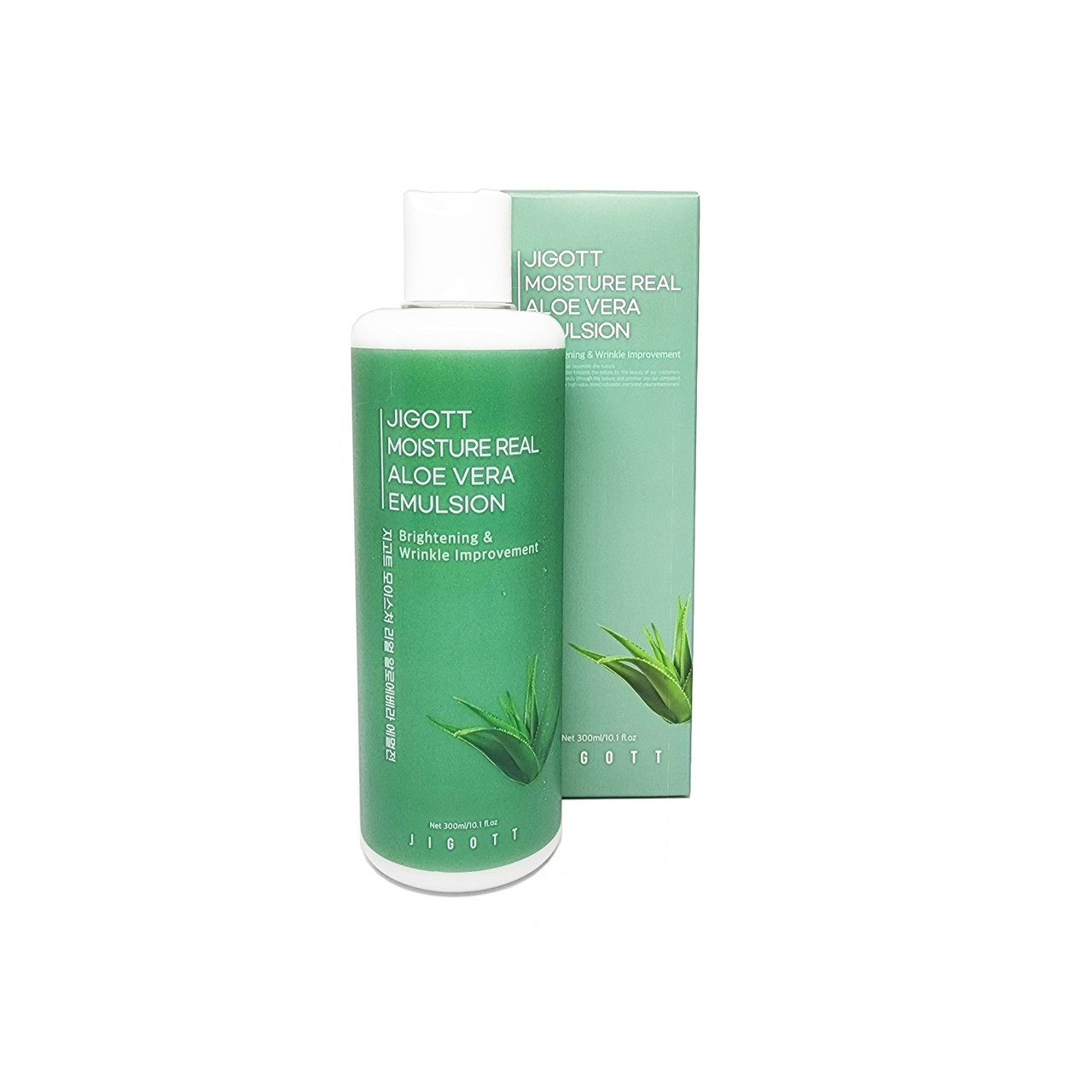 Эмульсия для лица увлажняющая с алоэ JIGOTT Moisture Real Aloe Vera Emulsion (300 мл)