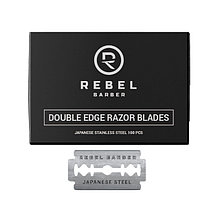 Сменные лезвия для бритвы классические REBEL BARBER Double Edge Blade (100 шт)