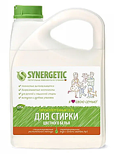 Биоразлагаемый концентрированный гель SYNERGETIC для стирки цветного белья (2,75 л)