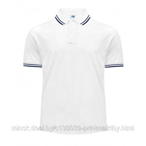 Футболка Поло WHITE/NAVY - фото 1 - id-p189992538