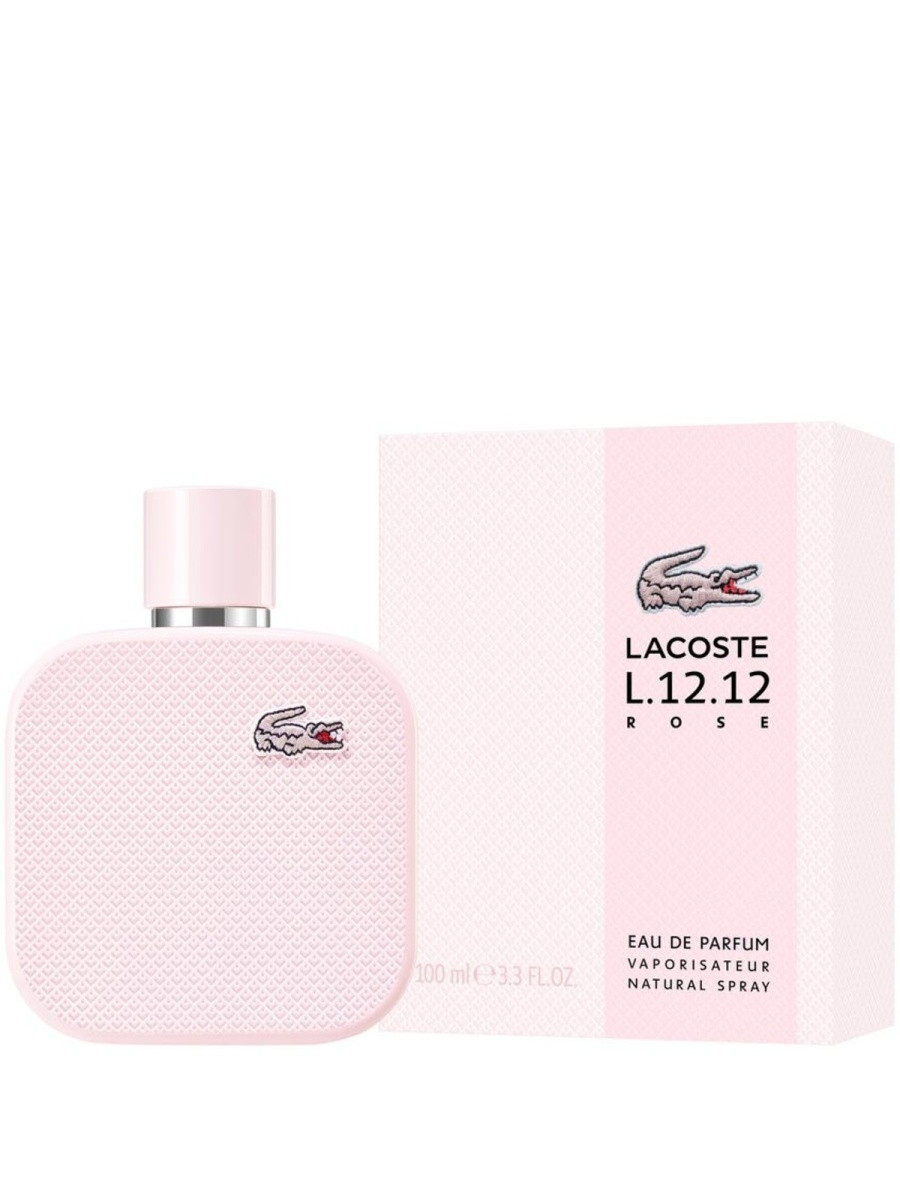 Женская парфюмированная вода Lacoste L.12.12 Rose Eau de Parfum 100ml - фото 2 - id-p189993449