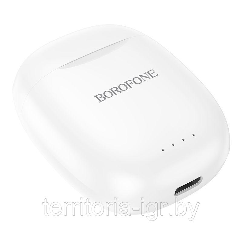 Беспроводная Bluetooth-гарнитура BW17 TWS белый Borofone - фото 5 - id-p189994332