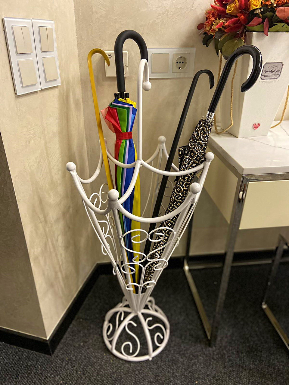 Зонтница кованая, подставка под зонты vg8