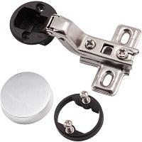 Петля внутренняя для стекла врезная хром