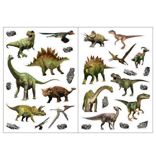 Наклейки многоразовые БУКВА-ЛЕНД Настоящие динозавры - фото 4 - id-p190003379
