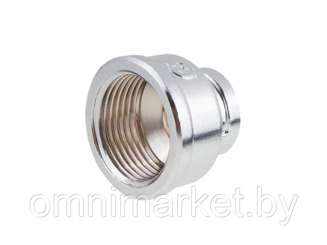 Муфта ред. вн.-вн. 3/4"х1/2" ХРОМ General Fittings (хром полир) - фото 1 - id-p190003728