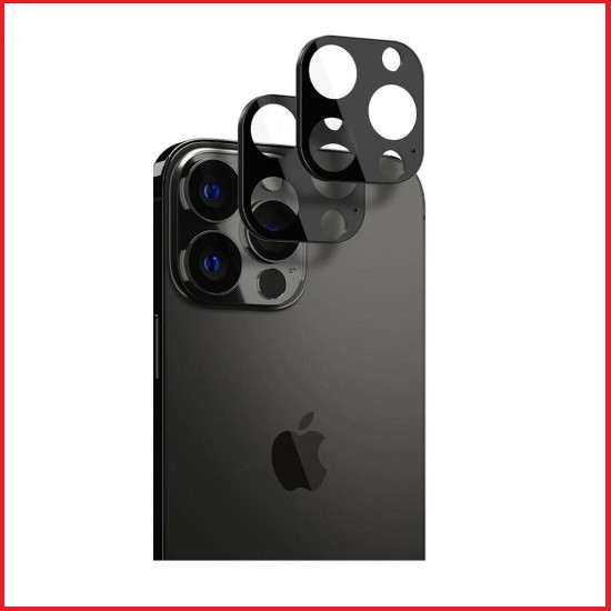 Защитное стекло на камеру для Apple Iphone 13 Pro Max (черный) - фото 1 - id-p190015960