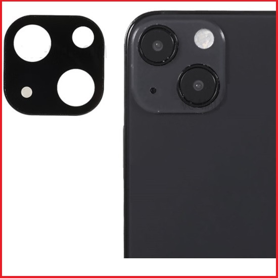 Защитное стекло на камеру для Apple Iphone 13 mini (черный) - фото 1 - id-p190015994