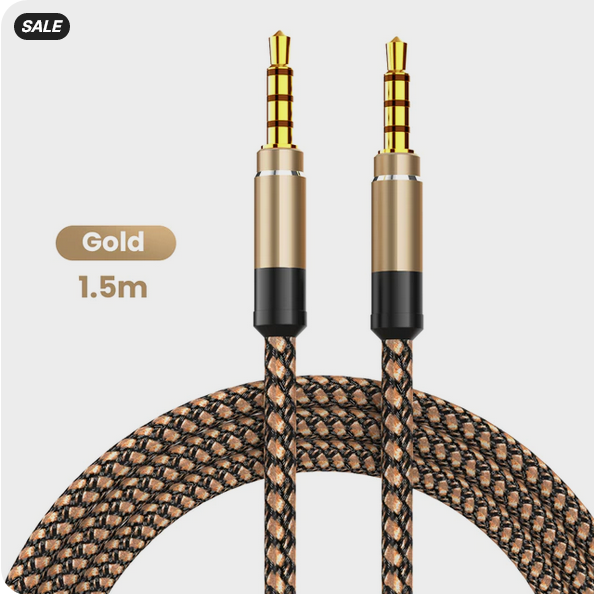 AUX кабель Jack 3.5мм (4pin) - Jack 3.5мм (4pin) 1.5м - фото 1 - id-p190016070