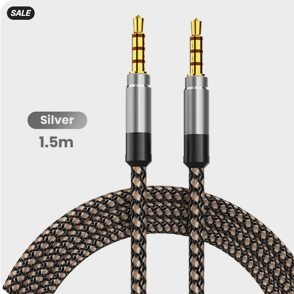 AUX кабель Jack 3.5мм (4pin) - Jack 3.5мм (4pin) 1.5м - фото 1 - id-p190016074