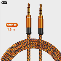 AUX кабель Jack 3.5мм (4pin) - Jack 3.5мм (4pin) 1.5м -