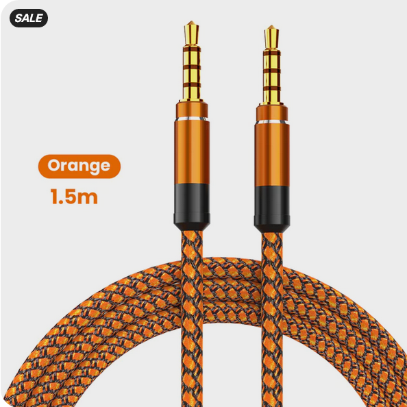 AUX кабель Jack 3.5мм (4pin) - Jack 3.5мм (4pin) 1.5м - - фото 1 - id-p190016076