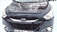Дефлектор капота - мухобойка, Hyundai ix 35 2010- , длинный, VIP TUNING