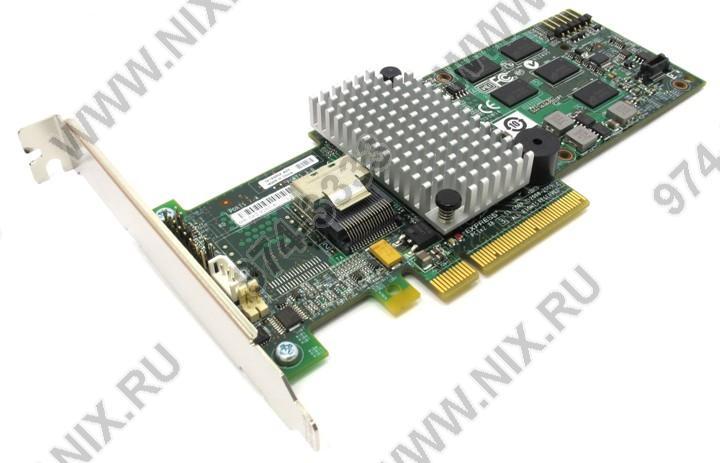 LSI MegaRAID SAS 9260-4iLSI00197/25121 PCI-Ex8, 4-port SAS/SATA 6Gb/s RAID 0/1/5/6/10/50/60, Cache 512Mb
