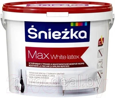 Краска Sniezka Max White Latex - фото 1 - id-p190022917