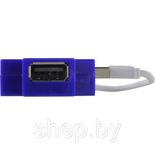 USB - Xaб Smartbuy 4 порта (SBHA-6900-B) (SBHA-6900-K) (SBHA-6900-W) цвет : синий,черный,белый - фото 4 - id-p190023259