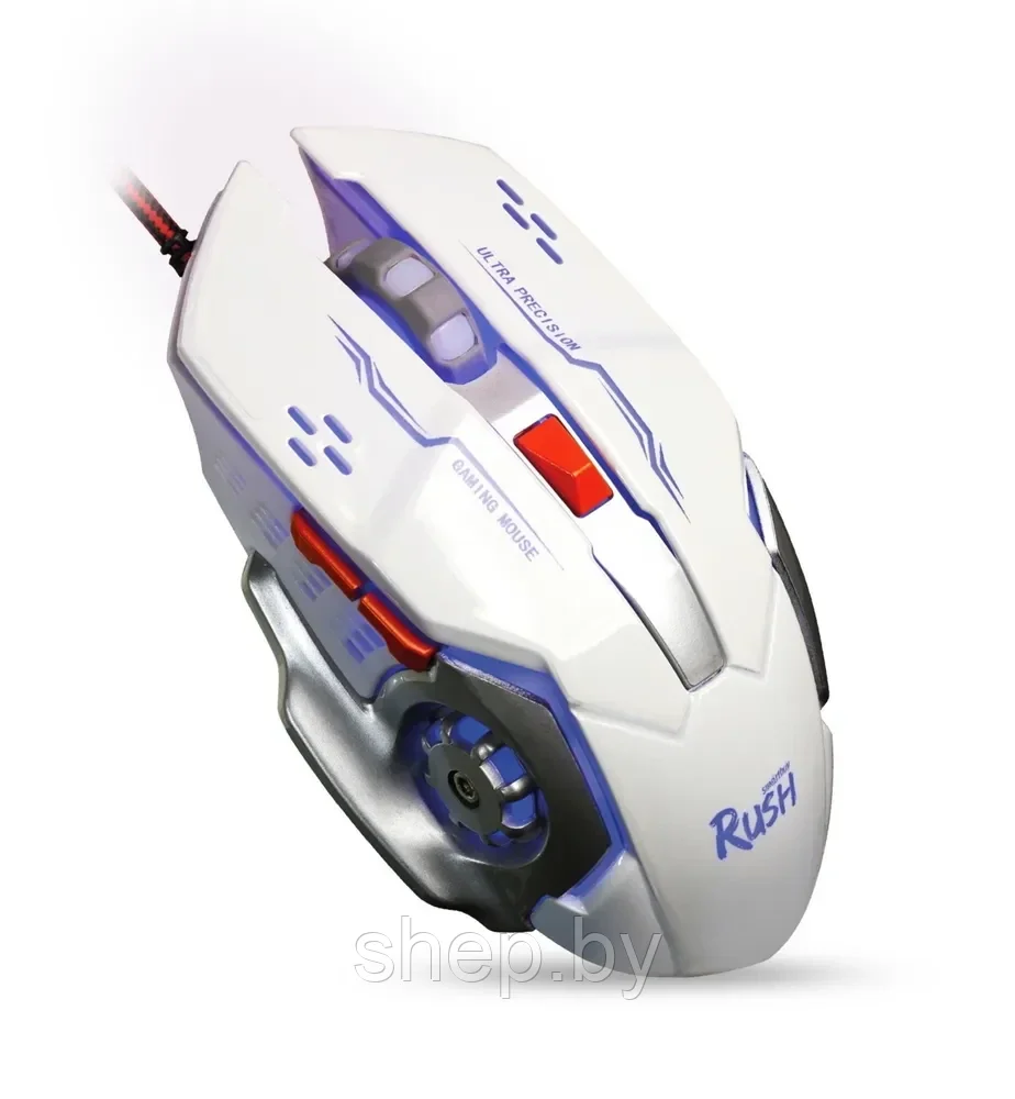 Мышь проводная игровая Smartbuy RUSH 724G Avatar (SBM-724G-W, SBM-724G-K), белый - фото 1 - id-p190027517