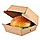 Коробка для бургера L (ECO BURGER), крафт, 50 штук/упак, фото 3