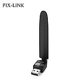 Беспроводной WI-FI USB Адаптер с антенной PIX-LINK LV-UW10, фото 2