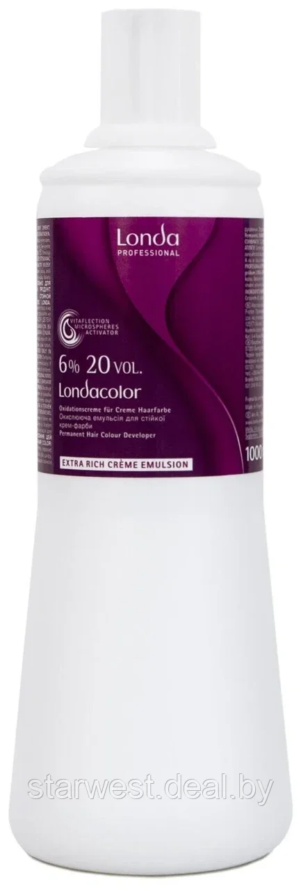 Londa Profesional Londa Color 20 VOL. (6%) 1000 мл Крем-оксидант / окислительная эмульсия - фото 1 - id-p190032636