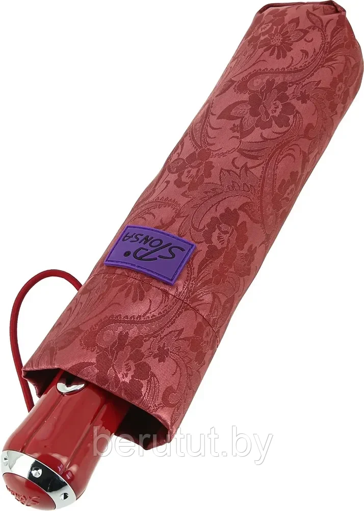 Зонт женский складной полуавтомат Sponsa "Bordo" (10 спиц) - фото 3 - id-p190032853