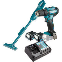 Наборы электроинструментов Makita CLX226X1 (шуруповерт, пылесос, 2 АКБ)