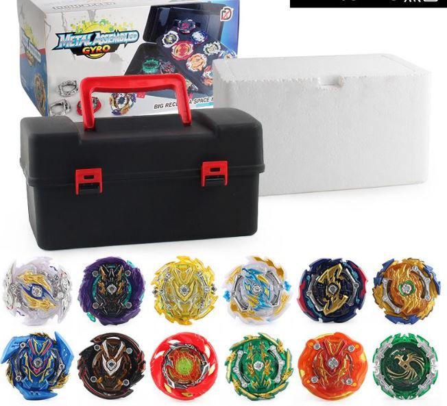 Суперкомплект 6 поколения 12 колекционых  блейдов + Чемодан для BeyBlade
