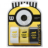 Обмотка для теннисной ракетки Wilson Minions Overgrip (черный/белый/желтый) (арт. WR8408401001)